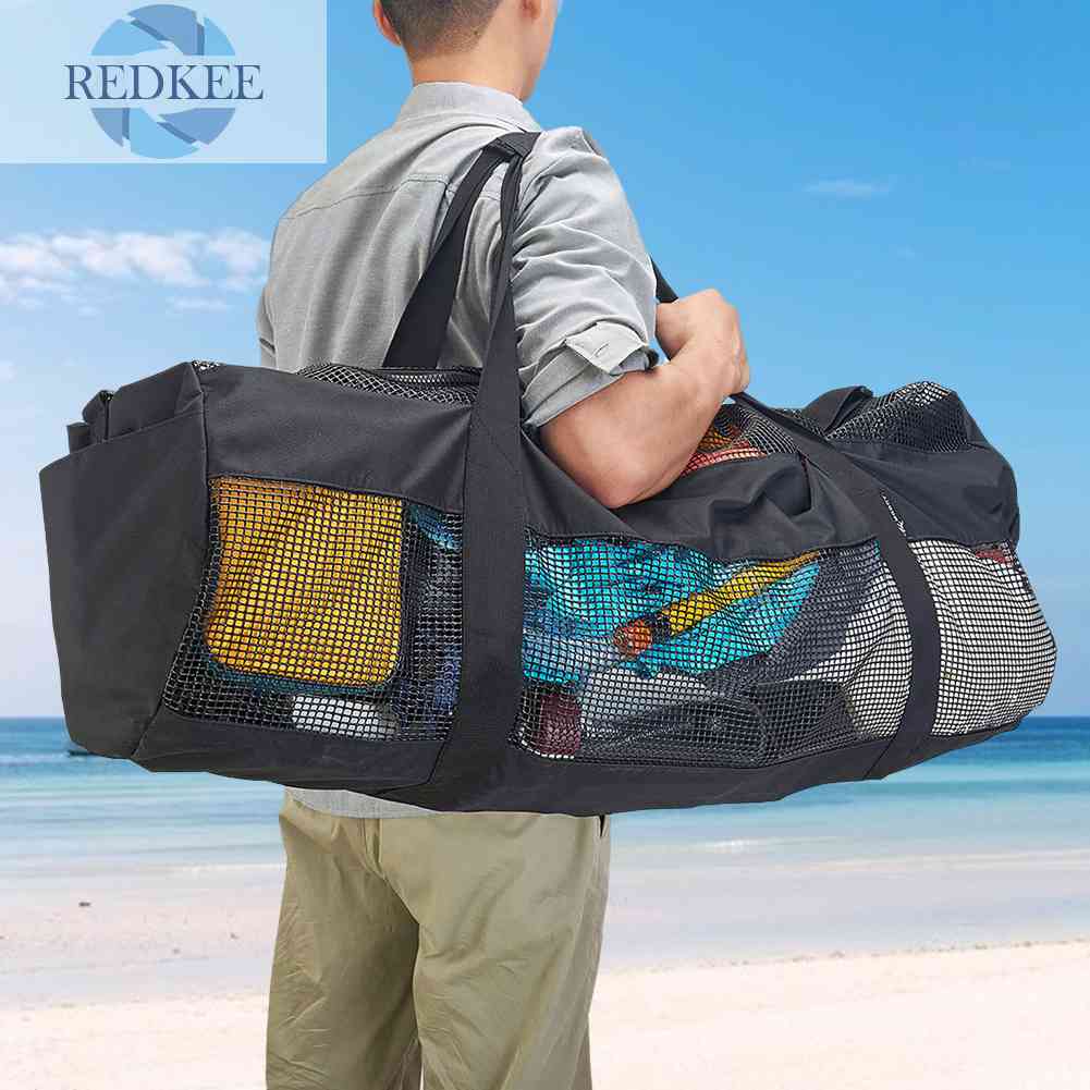 Túi Lưới Đeo Vai Sức Chứa Lớn Đa Năng Tiện Dụng Cho Đi Bơi / Đi