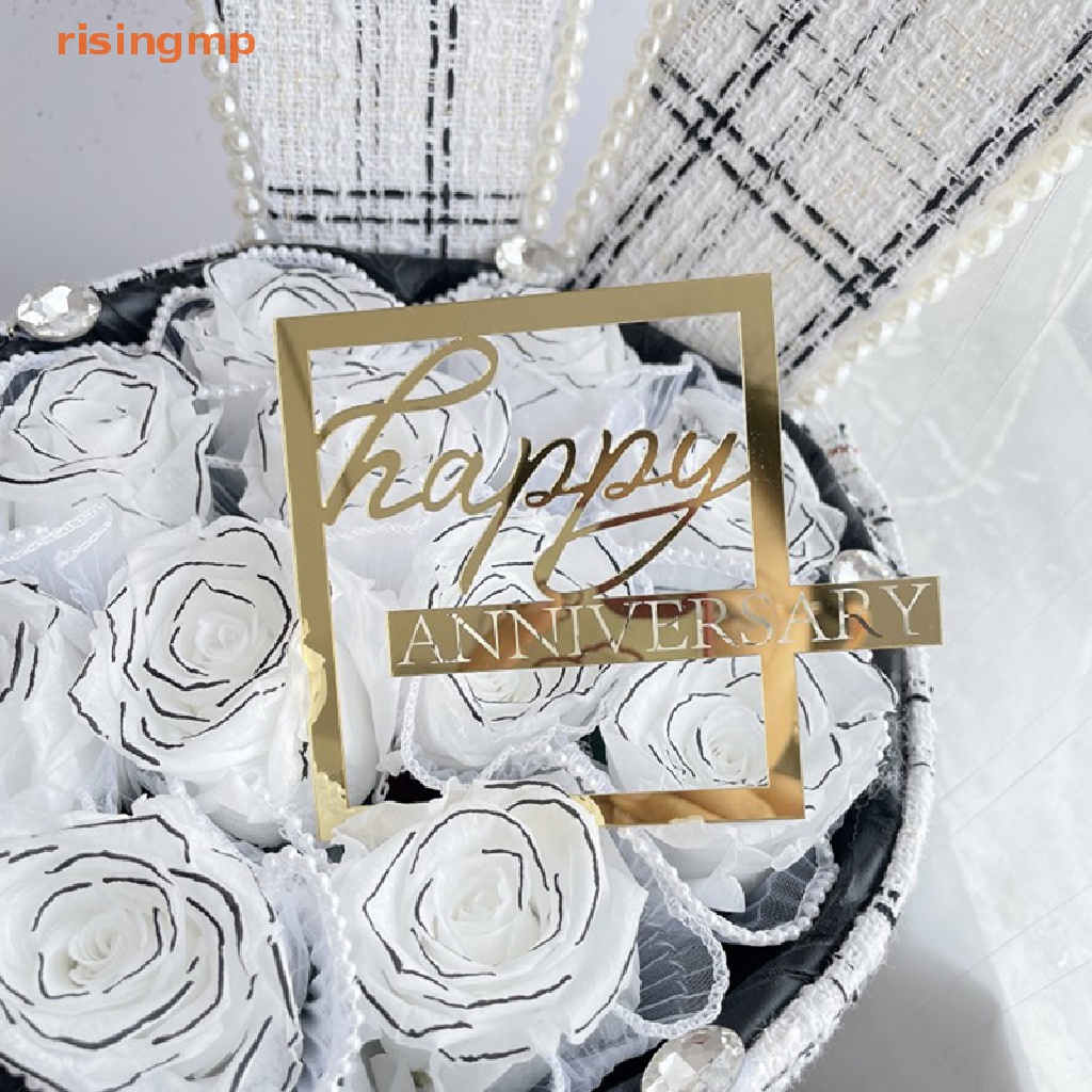 Topper Cắm Trang Trí Bánh Kem Chữ Happy Birthday Bằng Acrylic Chất Lượng Cao