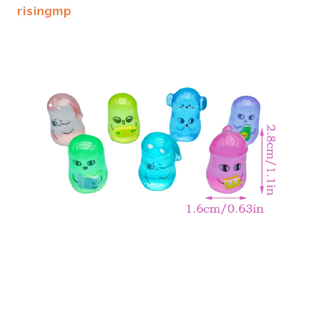 Set 2 Đồ trang trí Hạt Đậu Đỏ Dạ Quang Dùng Trang Trí Tiểu Cảnh / Nhà Búp Bê