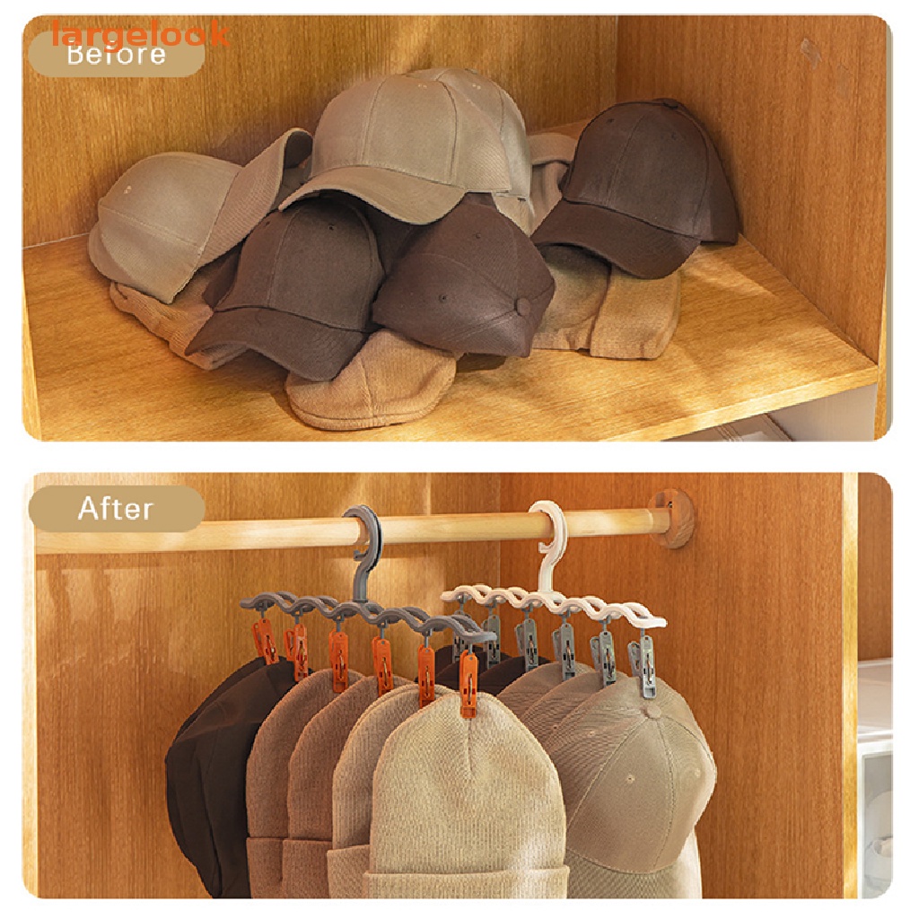 Móc Treo Mũ / Vớ 6 Kẹp Tiện Dụng Cho Gia Đình