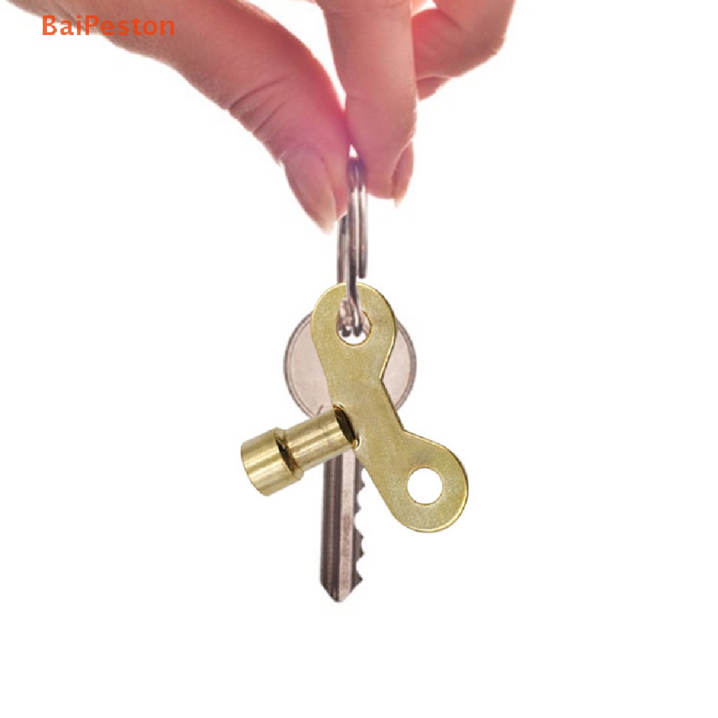 [BaiPeston] Tay Cầm Khóa Van Nước Tản Nhiệt Hình Vuông Có Lỗ Khóa