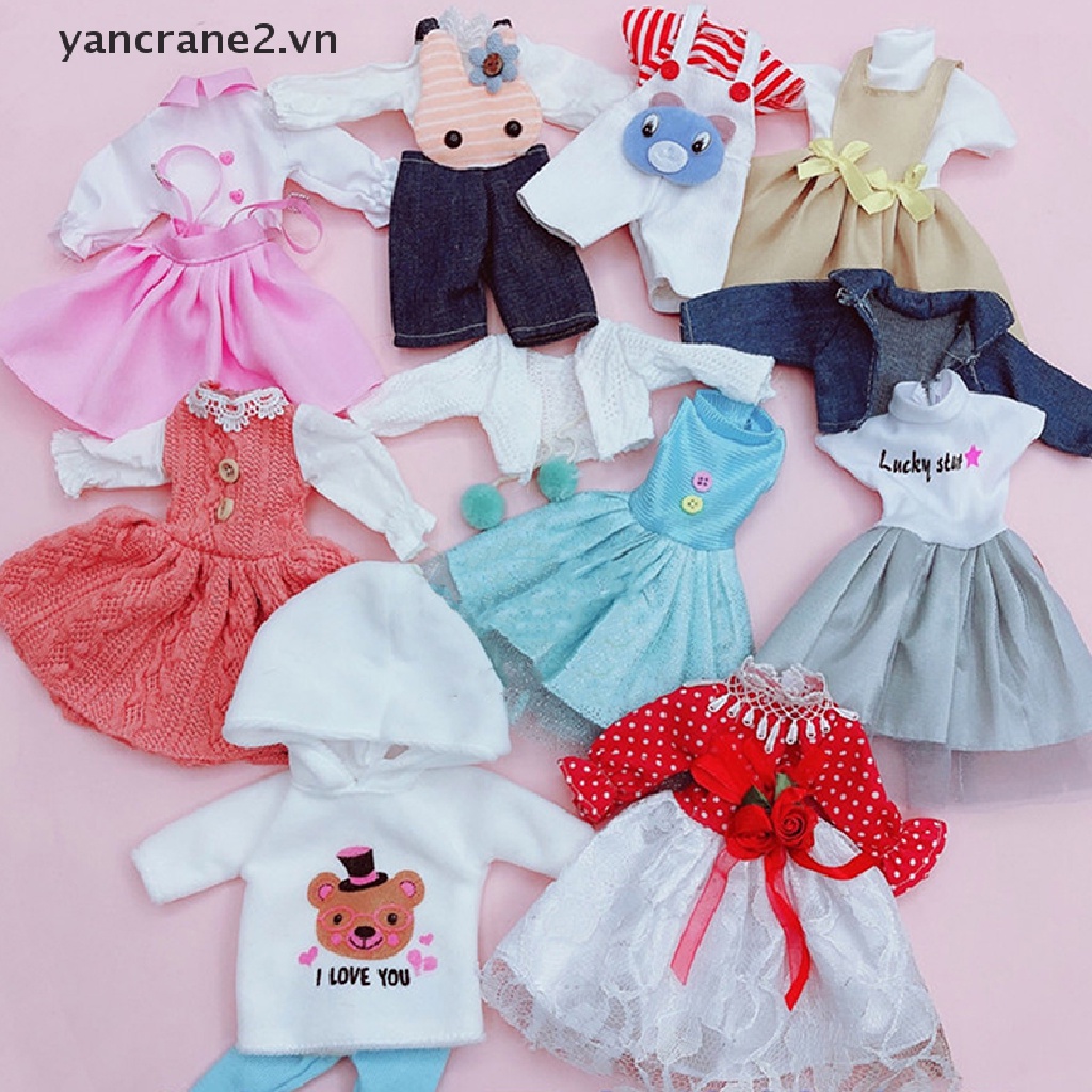 Bộ Quần Áo Và Giày Cho Búp Bê 30cm Tỉ Lệ 1 / 6 BJD {yancrane2.vn}