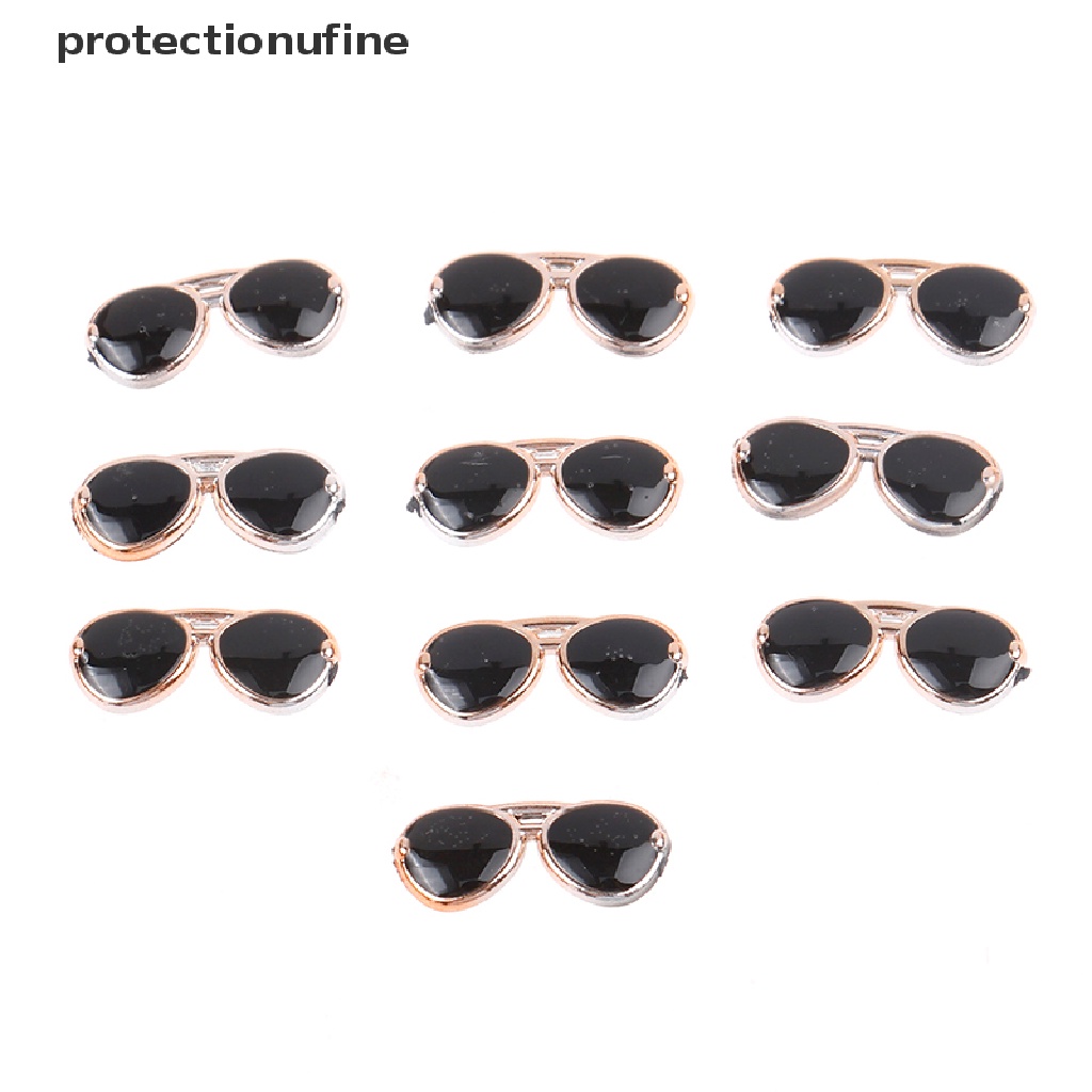 Set 10 Kính Mát Đồ Chơi Mini Bằng Nhựa Resin Cho Búp Bê Martijn PR3VN