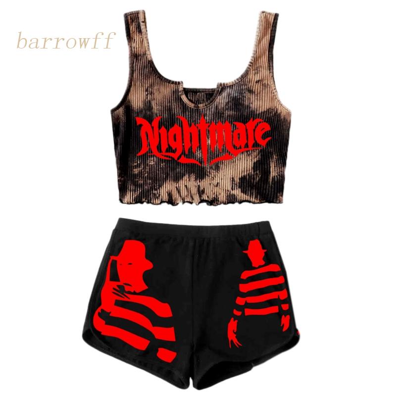 Bộ Bikini 2 Mảnh Họa Tiết Đầu Lâu Quyến Rũ Cho Nữ