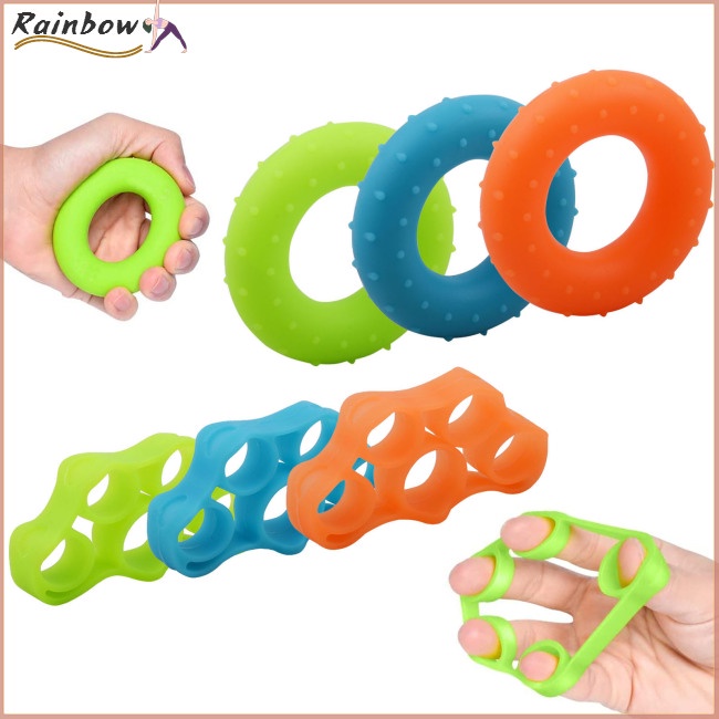 Set 6 Dụng Cụ Luyện Tập Cơ Ngón Tay Bằng Silicone Dành Cho Nam Và Nữ
