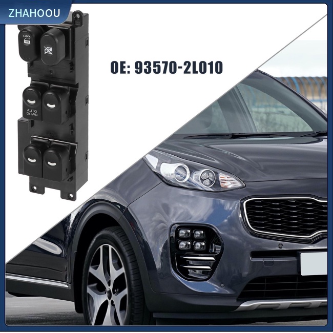 ☃Nhà Cửa☃ Công Tắc Điều Khiển Cửa Sổ Xe Hơi Cho I30 2008-2011 93570-2l010