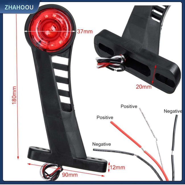 ☃Phụ Kiện Trang Trí Nhà Cửa Độc Đáo Sáng Tạo☃ 1 Cặp Đèn Tín Hiệu Hai Mặt 24v 28led X11 Dành Cho Xe Tải