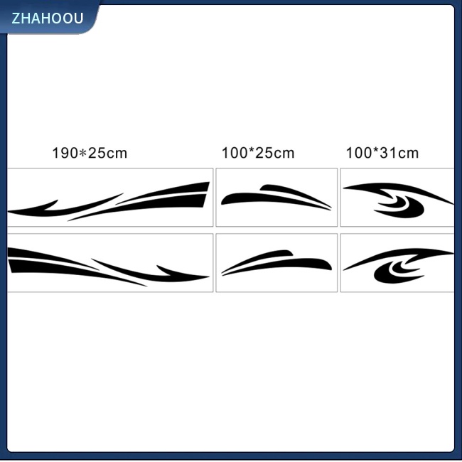 ☃Nhà Cửa☃ 1 Bộ Sticker D-1193 Phong Cách Thể Thao Tự Dính Trang Trí Thân Xe Hơi