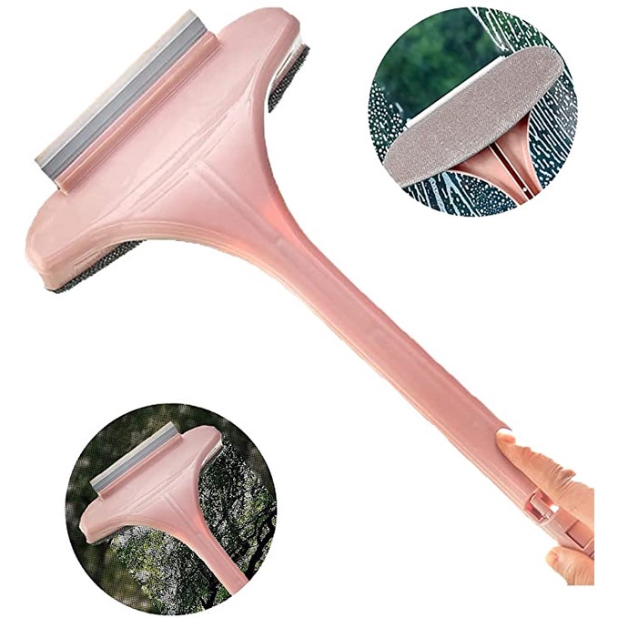 Bàn Chải Vệ Sinh Màn Cửa Sổ Với Tay Cầm Dài Có Thể Thu Gọn Tiện Dụng