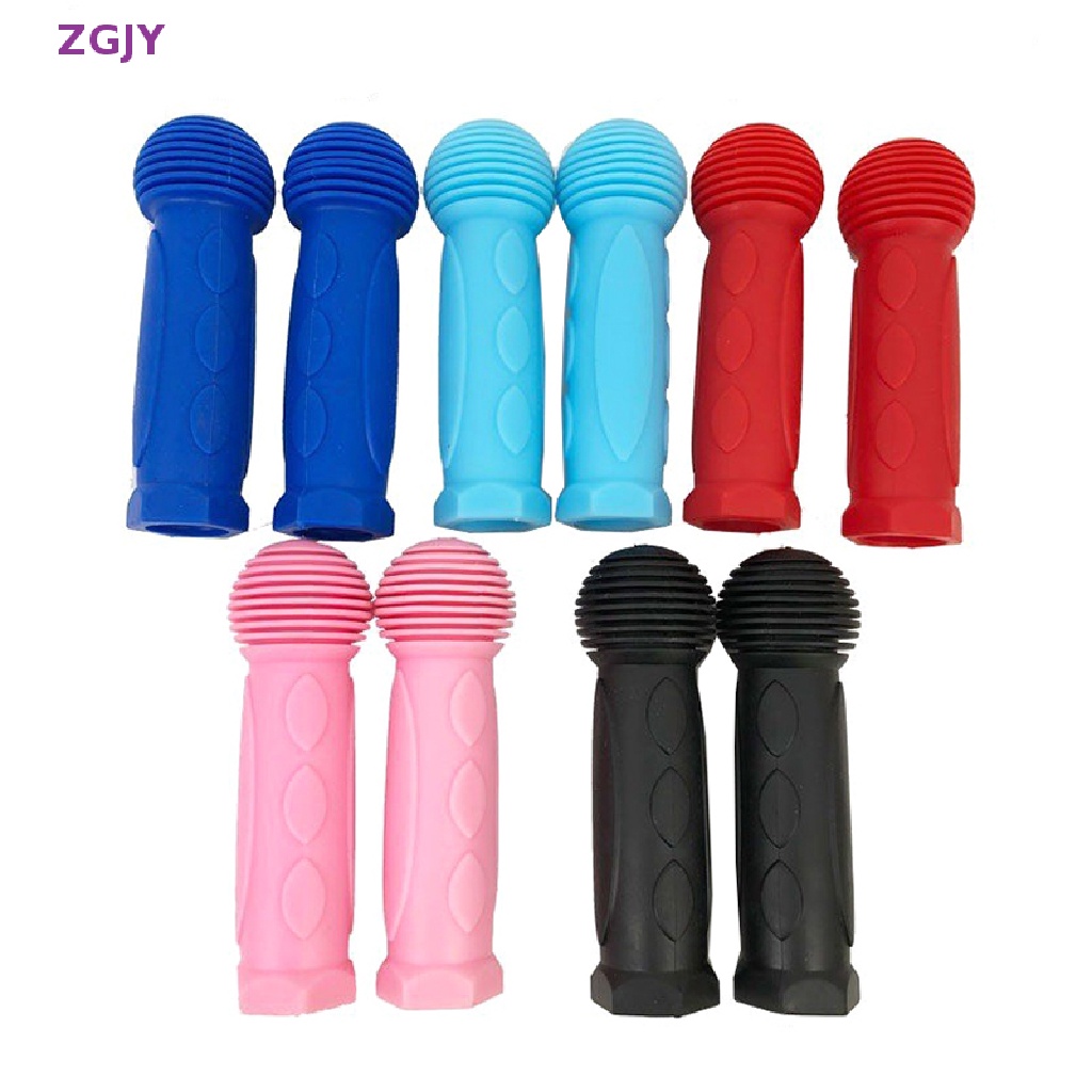 Vỏ Bọc Tay Lái Xe Đạp Ba Bánh Bằng Cao Su Chống Trượt Màu Xanh Dương Đỏ Dành Cho Trẻ Em Mới