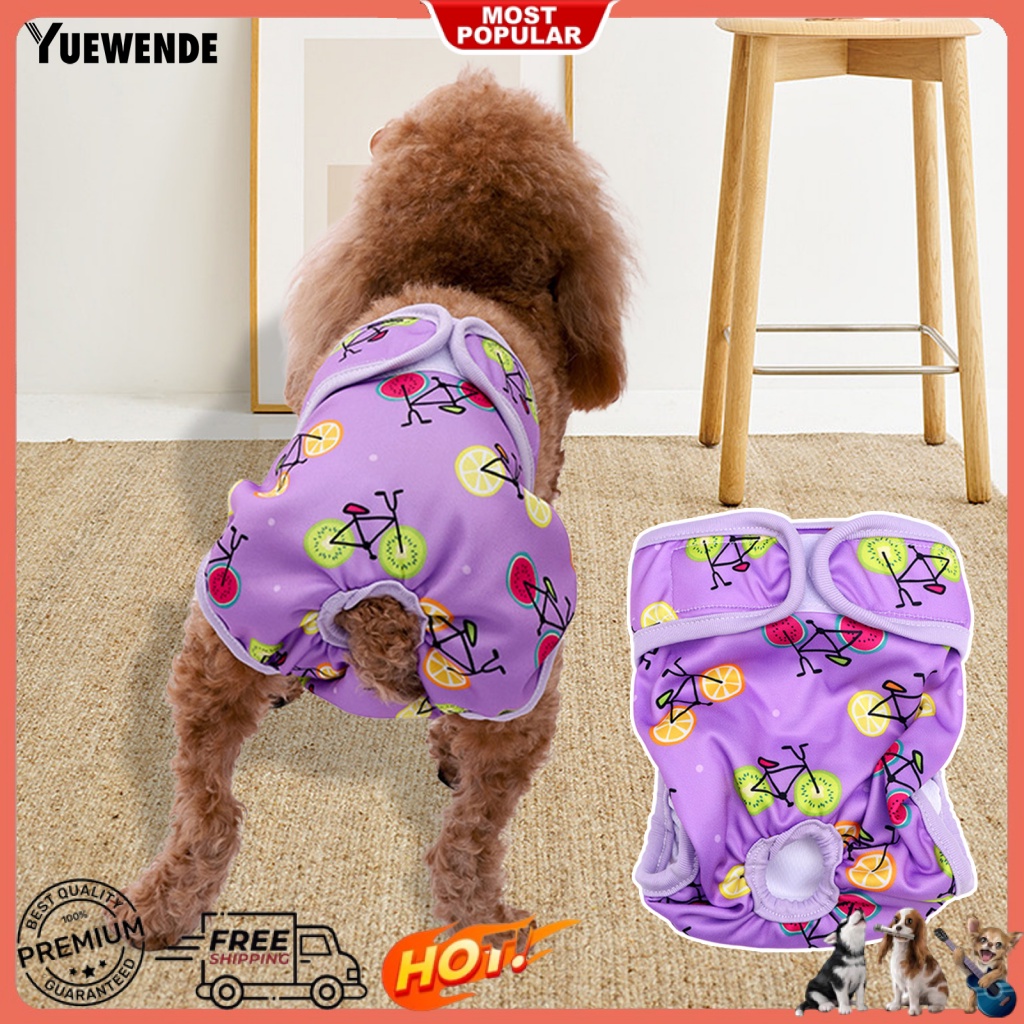 Quần Lót Thấm Hút Tốt In Họa Tiết Trái Cây Dễ Thương Tùy Chỉnh Tiện Dụng Cho Thú Cưng