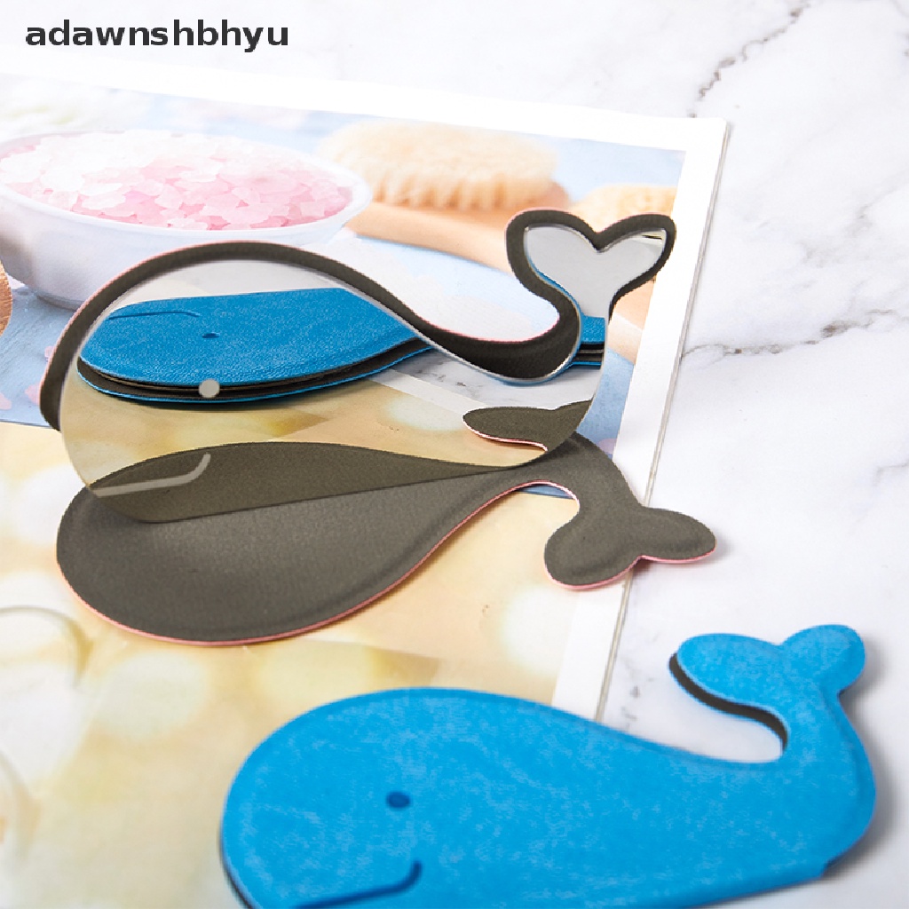 Gương Trang Điểm Mini Bỏ Túi Bằng Thép Không Gỉ Tiện Dụng Khi Đi Du Lịch