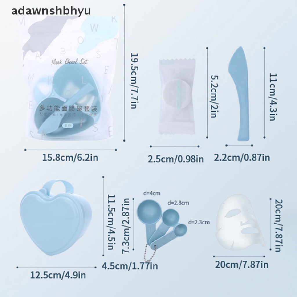 Bộ Dụng Cụ Tự Trộn Mặt Nạ Chăm Sóc Da Mặt Tiện Dụng