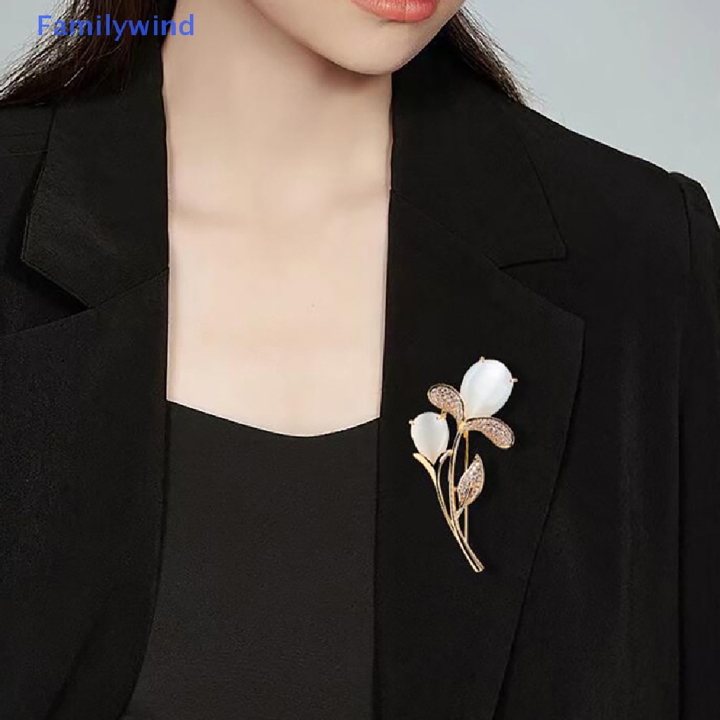 Ghim Cài Áo Hình Hoa Tulip Thời Trang Cho Nữ