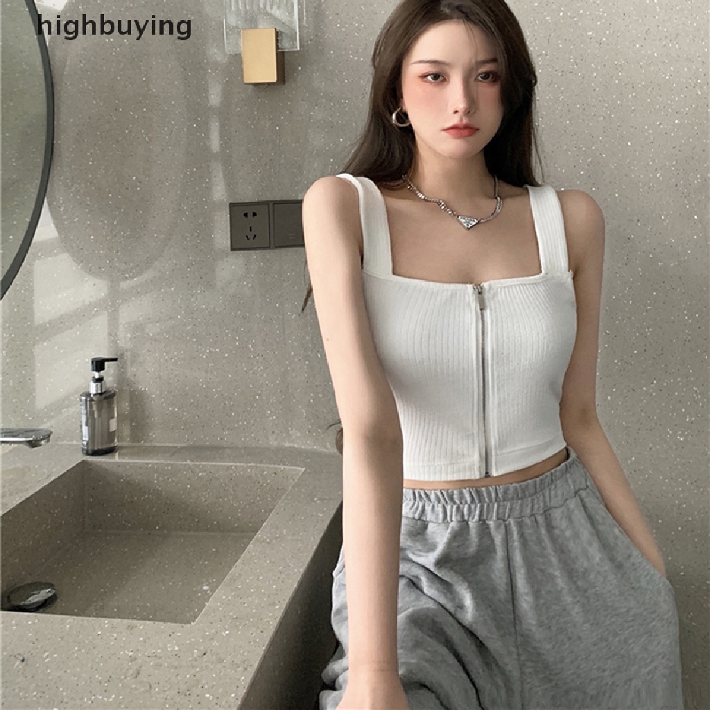 Áo Hai Dây Dệt Kim Màu Sắc Thời Trang Quyến Rũ Cho Nữ