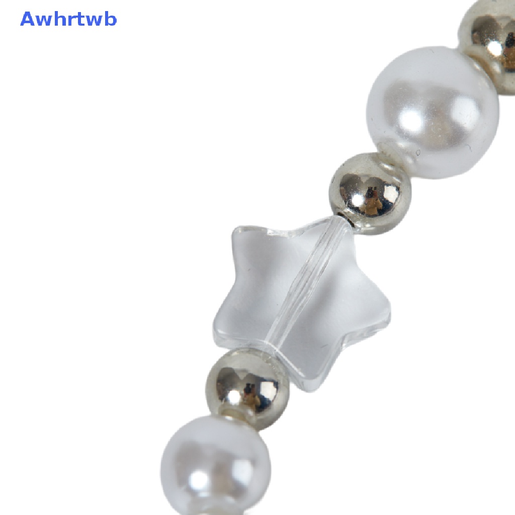 Vòng Tay Chuỗi Hạt Ngọc Trai Mặt Ngôi Sao Thời Trang Cho Cặp Đôi Mới