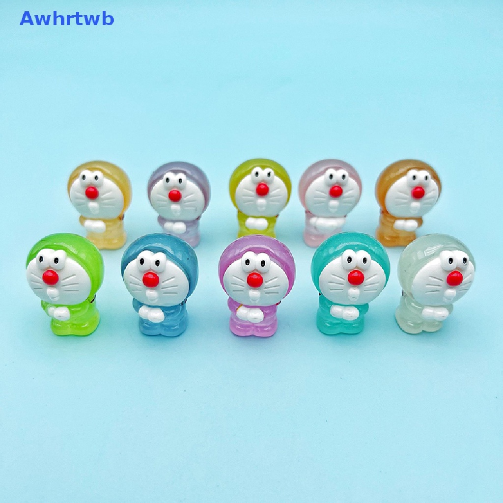 1 Đồ trang trí Nhân Vật Hoạt Hình Mini Bằng Nhựa Phát Quang Dùng Để Trang Trí Mới