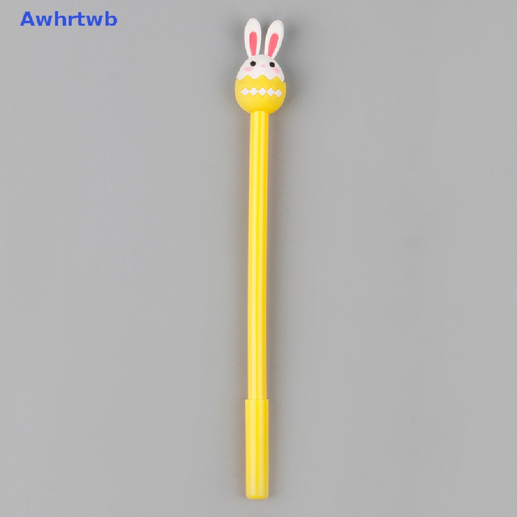 Set 3 Bút Mực Gel Ngòi 0.5mm Hình Thỏ Trứng Phục Sinh Dễ Thương Mới