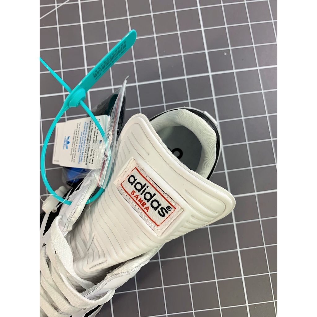 Giày Thể Thao adidas Samba VEGAN Màu Đen / Xám / Trắng Cao Cấp Thời Trang 772109 36-45
