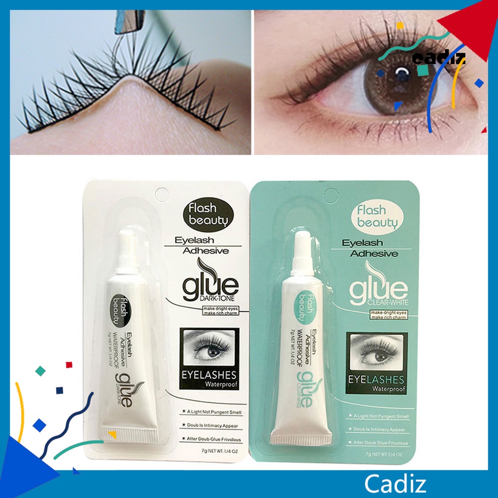 Keo Dán Lông Mi Giả Màu Trắng Đen Đa Năng 7g An Toàn Tiện Dụng