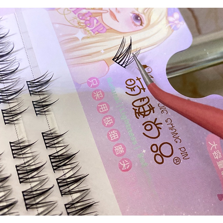 Hộp Lông Mi Giả 10 Hàng Dày Tự Nhiên Kích Thước Lớn