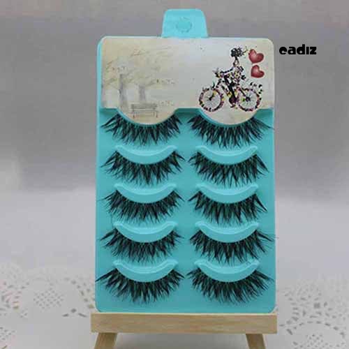 Set 5 Cặp Lông Mi Giả Mềm Mại Tự Nhiên Handmade Dành Cho Trang Điểm