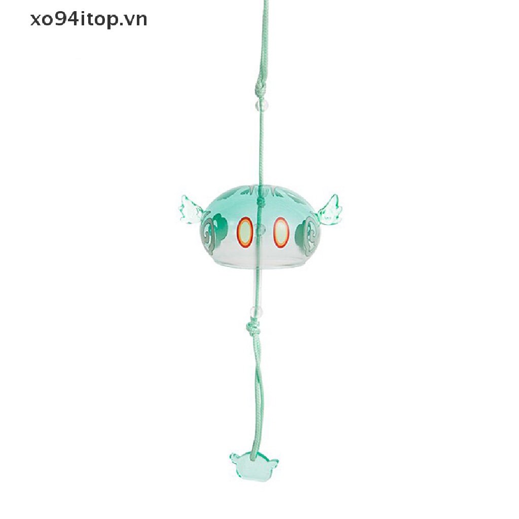 Xoitop Chuông Gió Thủy Tinh Hoạt Hình Nhật Bản Slime Genshin Va Chạm Trang Trí Năm Mới