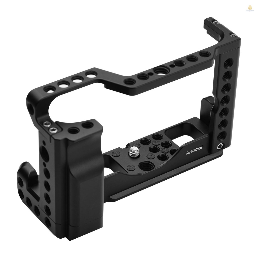 Khung Máy Ảnh Andoer Bằng Hợp Kim Nhôm Với Lỗ Ren 1 / 4 3 / 8 Thay Thế Chuyên Dụng Cho Máy Ảnh M6 Mark II