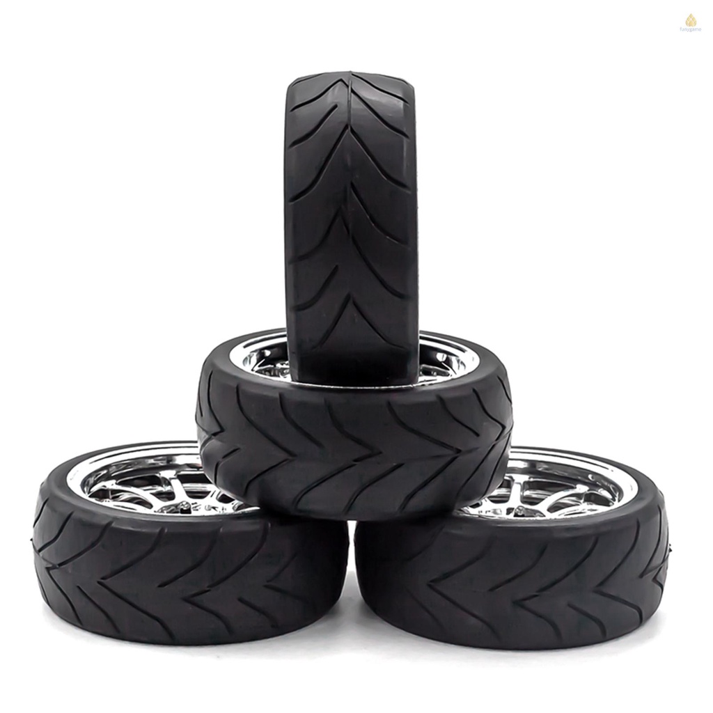 Set 4 Bánh Xe Thay Thế Chuyên Dụng Cho Xe Điều Khiển HSP94123 94122 D5 yokomo RC 1 / 10