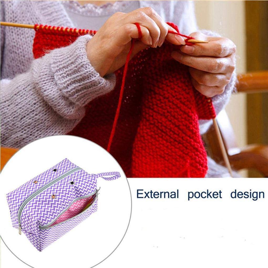 Bộ 2 Túi Đựng Dụng Cụ Đan Len Tiện Dụng