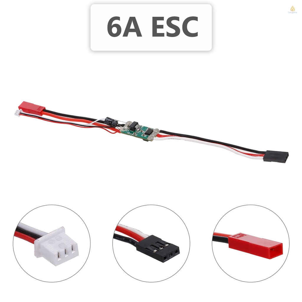 Máy Bay Điều Khiển Từ Xa ESC 6A A160.0014 Wltoys XK A160 RC ESC 6A