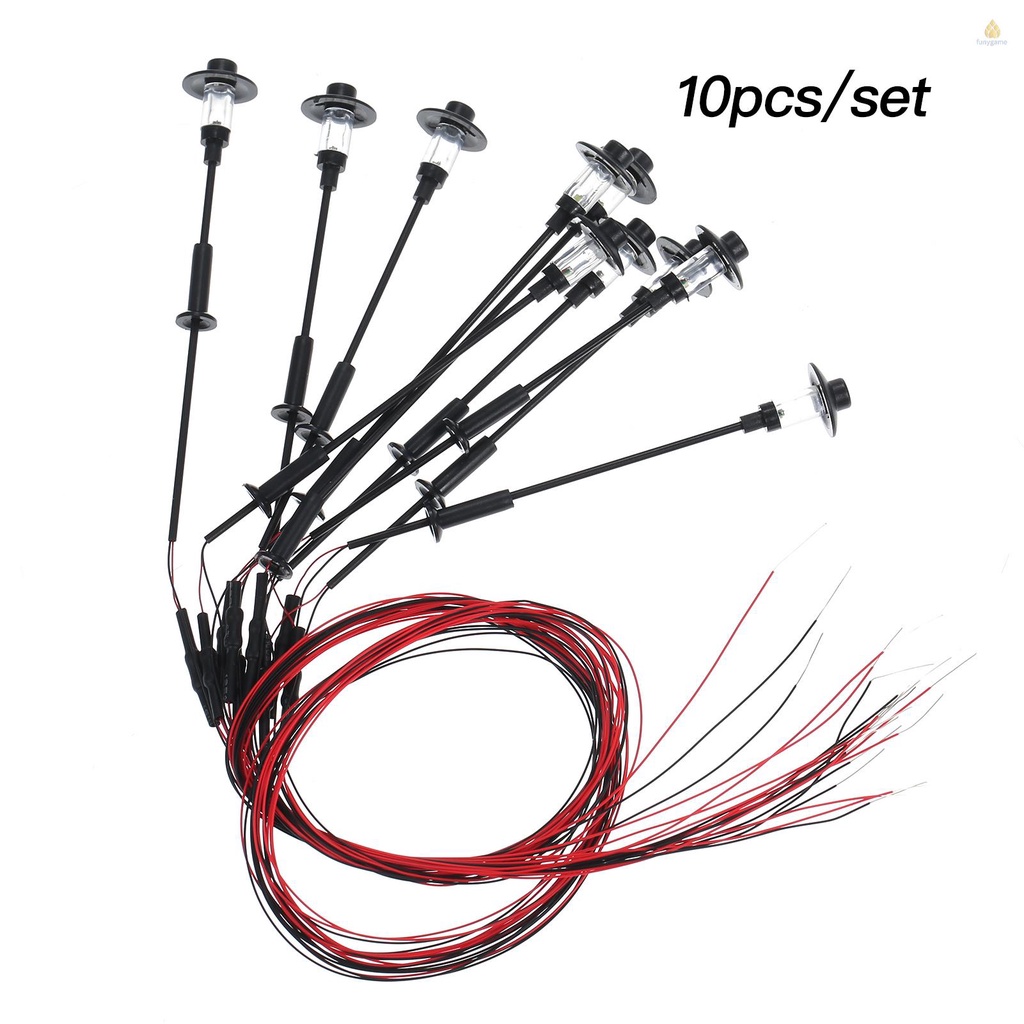 Set 10 Đèn Đường Ánh Sáng Trắng FT12 Trang Trí Sân Vườn