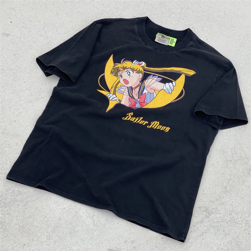 S-ailor-moon - Áo Thun Tay Ngắn Cổ Điển In Hình Thủy Thủ Mặt Trăng Nước Đá Cổ Điển Thời Trang Mới Nhất