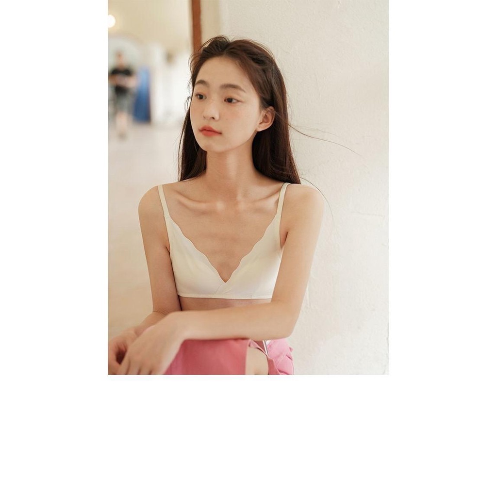 Áo Ngực Một Mảnh Không Gọng Thép Thân Thiện Với Da Không Đường May Nhẹ Nhàng Gợi Cảm Cho Nữ