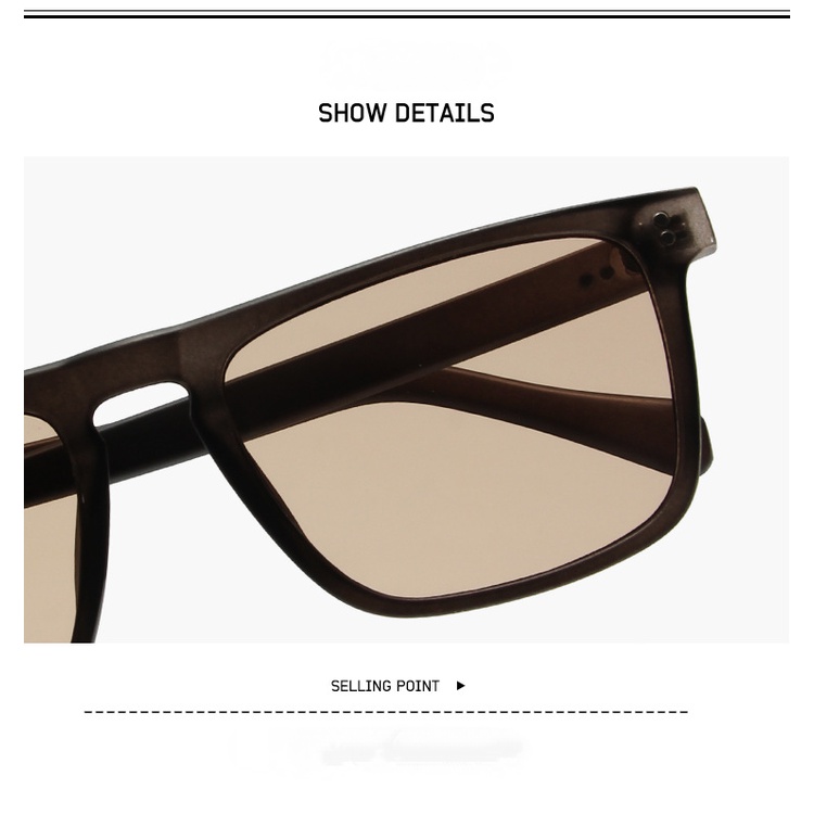 Kính Mát Gọng Chữ Nhật Chống Bức Xạ Cho Cả Nam Và Nữ