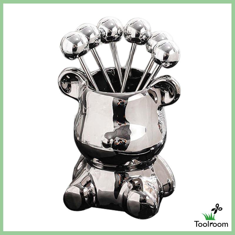 Nĩa Ăn Trái Cây Hình Gấu Dễ Thương Cho Đám Cưới / Nhà Hàng