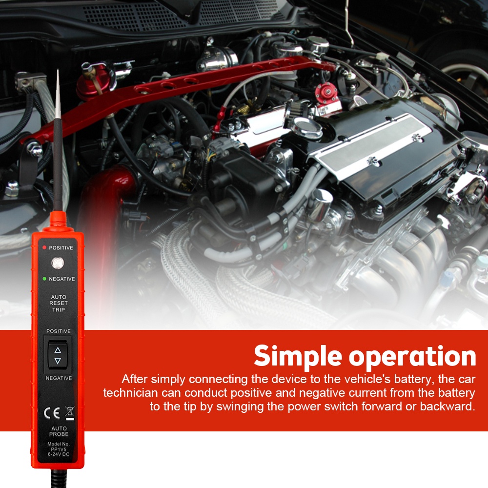 Bút Thử Điện EM285 EM285 6-24V DC Đa Năng Dành Cho Ô Tô