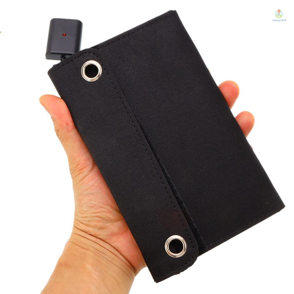 Tấm Sạc Năng Lượng Mặt Trời Monocrystalline Silicon 15W Cổng USB Có Thể Tháo Rời Cho Điện Thoại Di Động