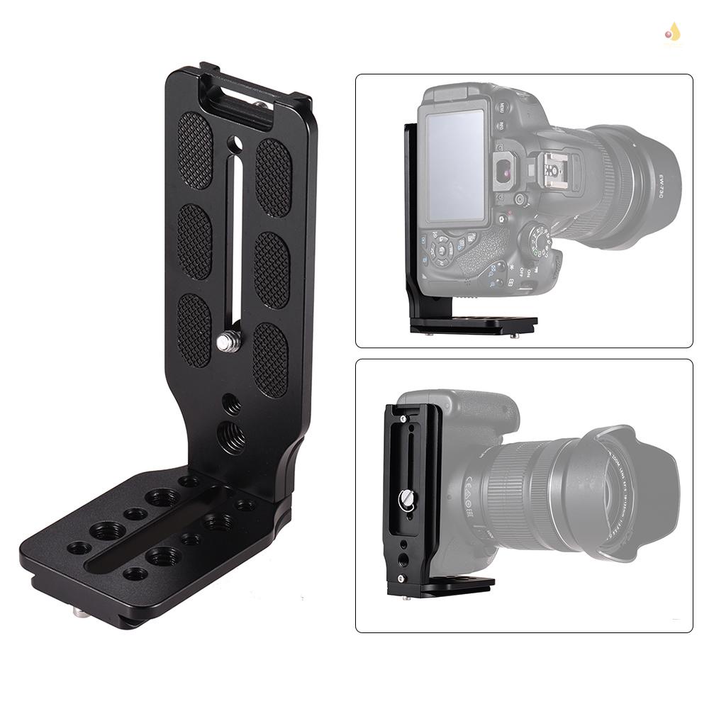 Tấm Tháo Lắp Nhanh Hình Chữ L Bằng Hợp Kim Nhôm Với Ốc Vít 1 / 4 Inch Cho Máy Ảnh DSLR Zhiyun Crane 2 / 3 Moza AIR Feiyu A2000 AK2000 AK4000