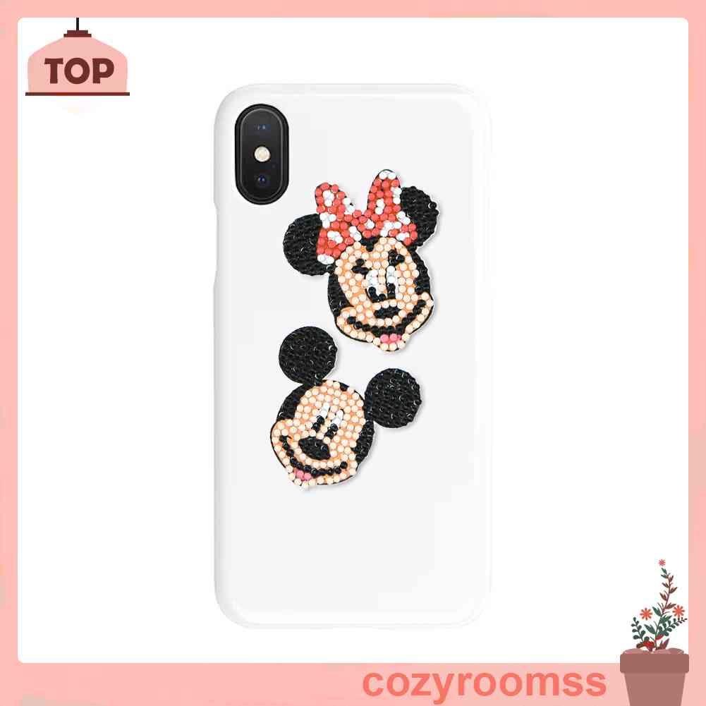 Bộ 6 Tranh Đính Đá Tự Làm Hình Động Vật Nhiều Màu Sắc