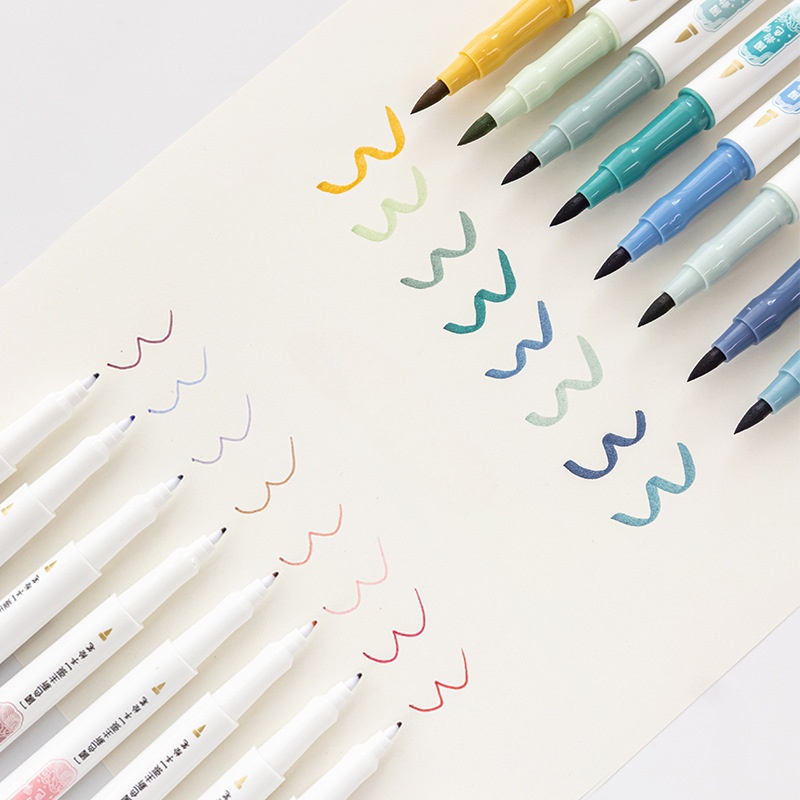 Set 4 Bút Đánh Dấu Hai Đầu Nhiều Màu Sắc