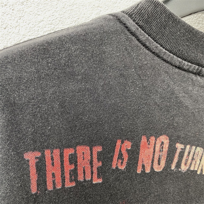 Commotion band &quot;Flaming Venom&quot; Phun Mực Trực Tiếp In Trực Tiếp Từ Trực Tiếp Kiểu vintage Tay Ngắn Cũ