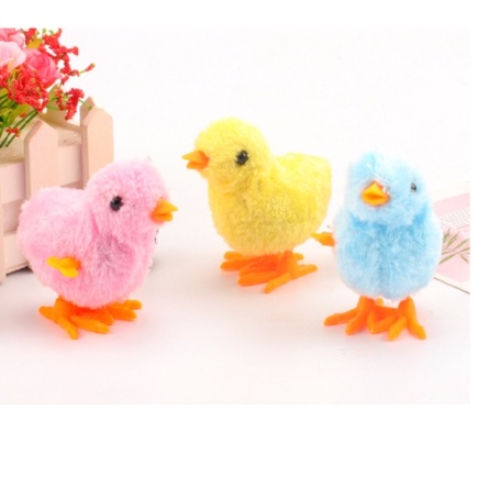 Gà con vặn cót biết chạy cho bé