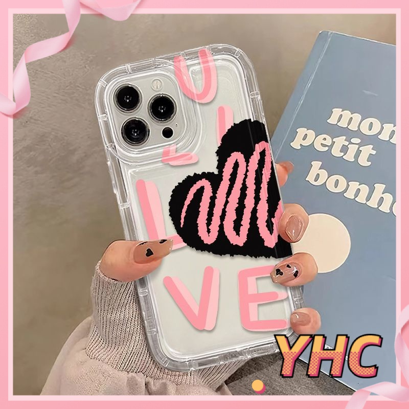 Ốp lưng iphone Đơn giản tiếng Anh tình yêu trong suốt chống rơi vỏ túi khí áp dụng iPhone 6 / 6S / 6splus / se / 7 / 7plus / 8 / 8plus / X / xs / xsmax / 11 / 12 / 13 / 14/pro max-711