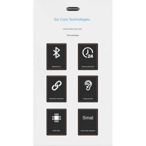 Tai Nghe Nhét Tai Bluetooth Không Dây TWS BH3I Kẹp Vành Tai Không Định Vị Xương