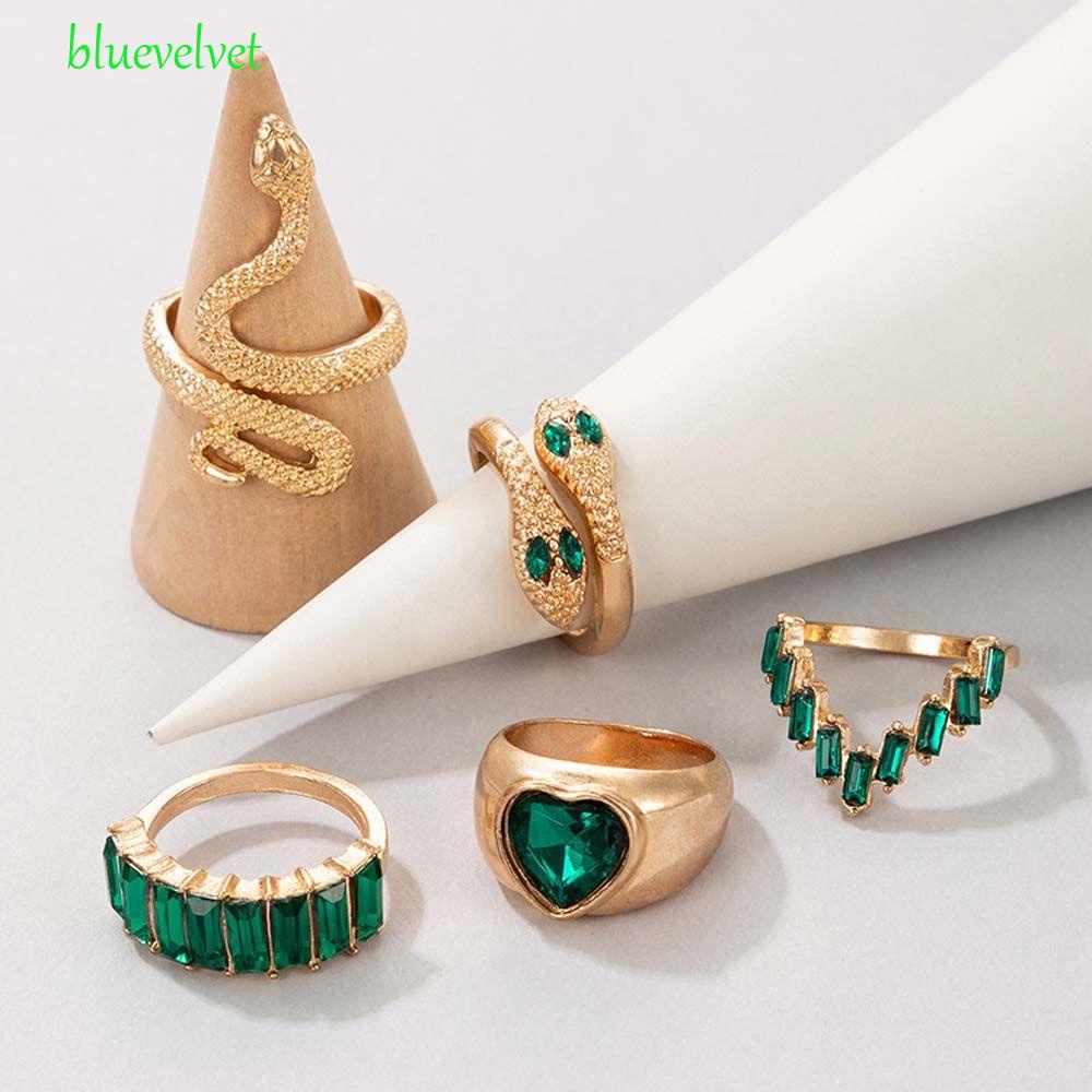 Nhẫn Hình Rắn Phong Cách Gothic Có Thể Điều Chỉnh Kích Thước Dành Cho Nam Và Nữ|Quà Tặng Valentine Bằng Hợp Kim Chất Lượng|Nhẫn Kiểu Hàn Quốc Thiết Kế Đơn Giản Cá Tính