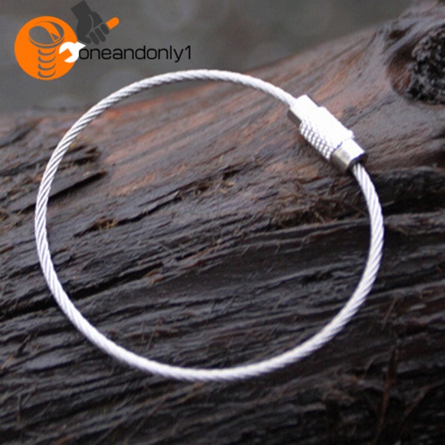 Set 10 Dây Móc Khóa Bằng Thép Không Gỉ Đa Năng Tiện Dụng