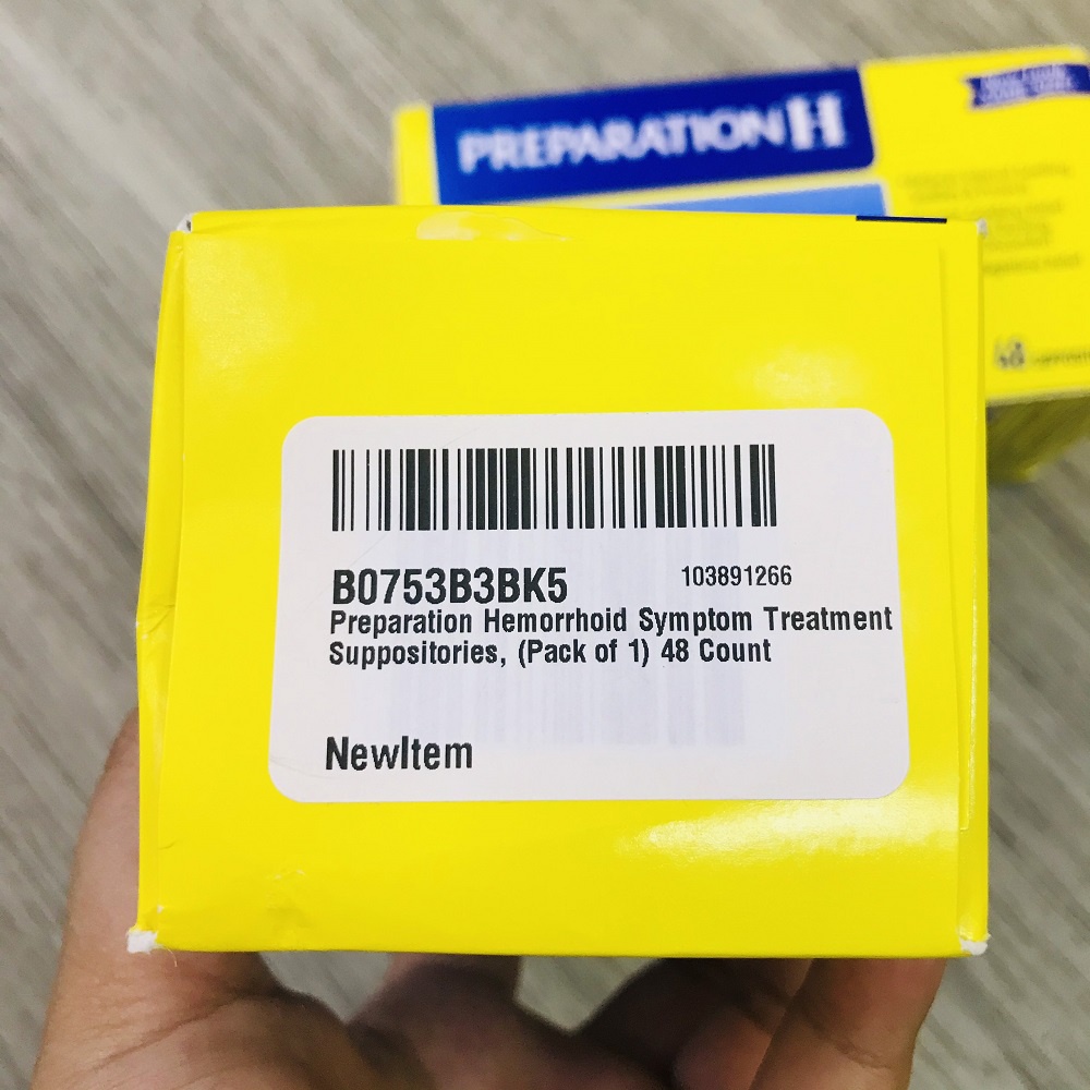 Viên Đặt Trĩ Preparation H Suppositories 48 Viên