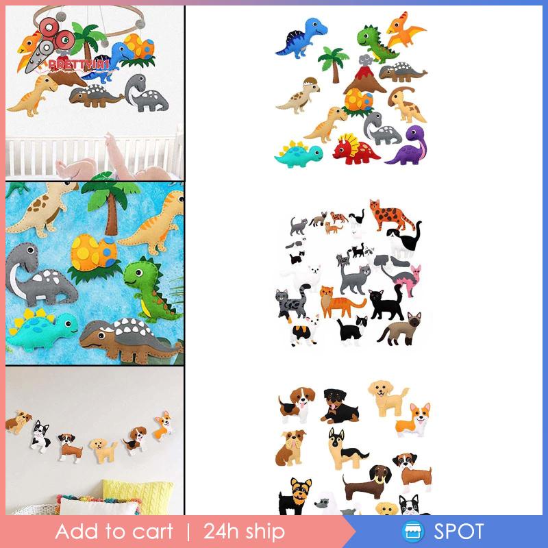 [Prettyia1] Bộ Dụng Cụ May Vá Thủ Công Hình Thú Nhồi Bông DIY Cho Người Mới Bắt Đầu