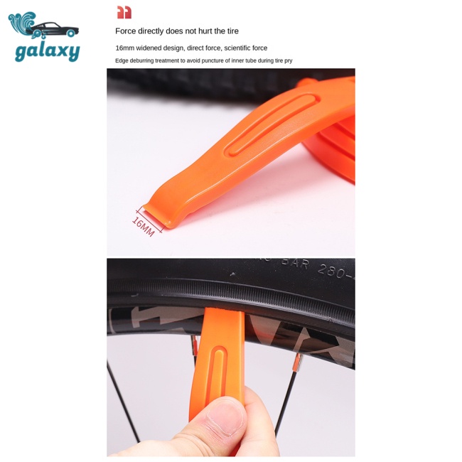 Galaxy Bộ 3 Dụng Cụ Sửa Chữa Lốp Xe Đạp Leo Núi